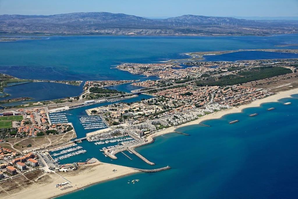 Le Paradis Bleu- Front De Mer - Travaux Recents Le Barcares Bagian luar foto