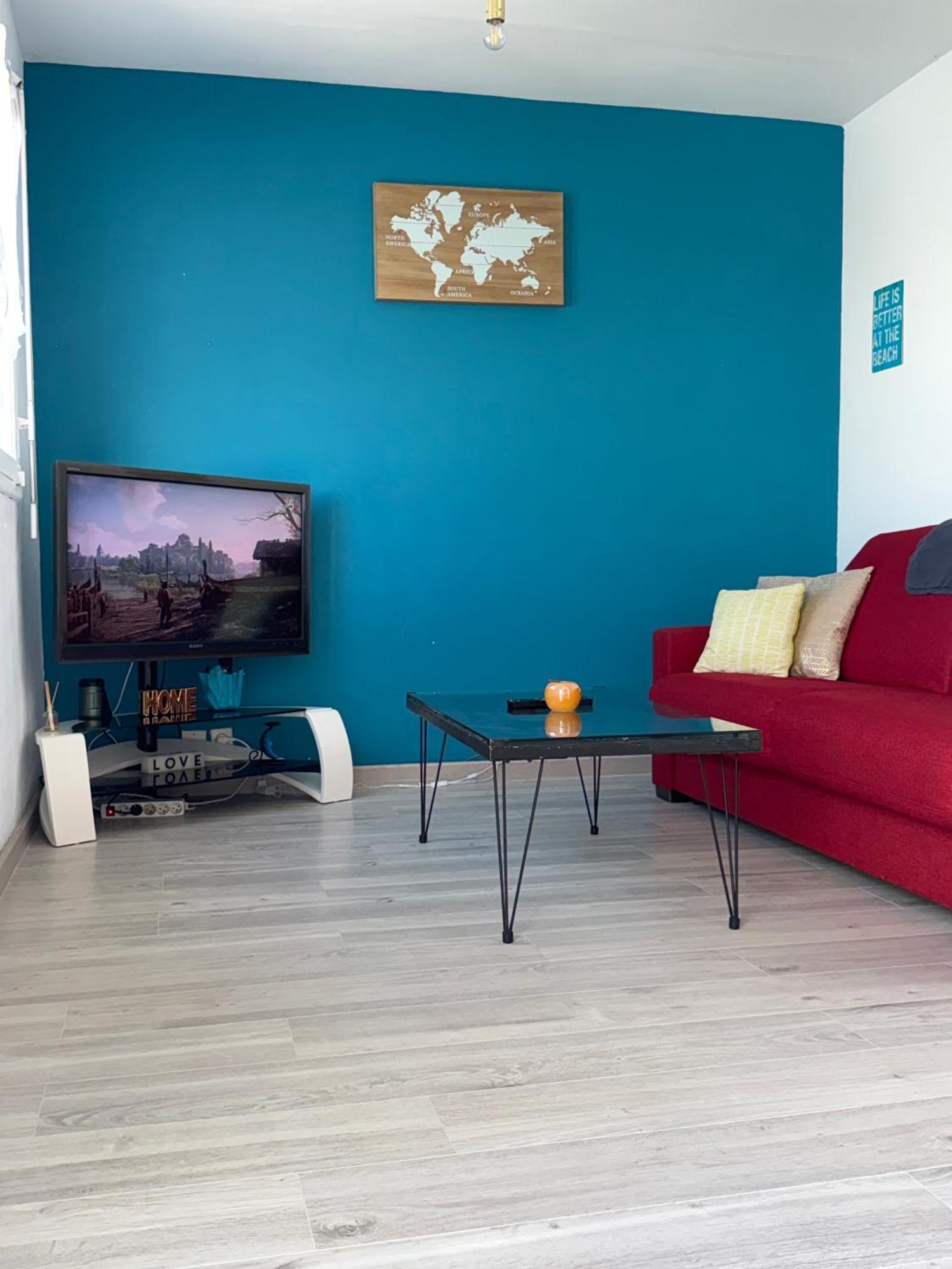 Le Paradis Bleu- Front De Mer - Travaux Recents Le Barcares Bagian luar foto